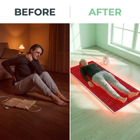 Red and Infrared Light Therapy Mat — Before & After